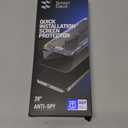 SMARTDEVIL 2+2Pack for iPhone 14 Pro Privacy Screen Protector with Camera Lens Protector,Shatterproof Tempered Glass [True 28Anti Spy] [9H Hardness] [Automatic Dust-Elimination Install][Bubble Free]