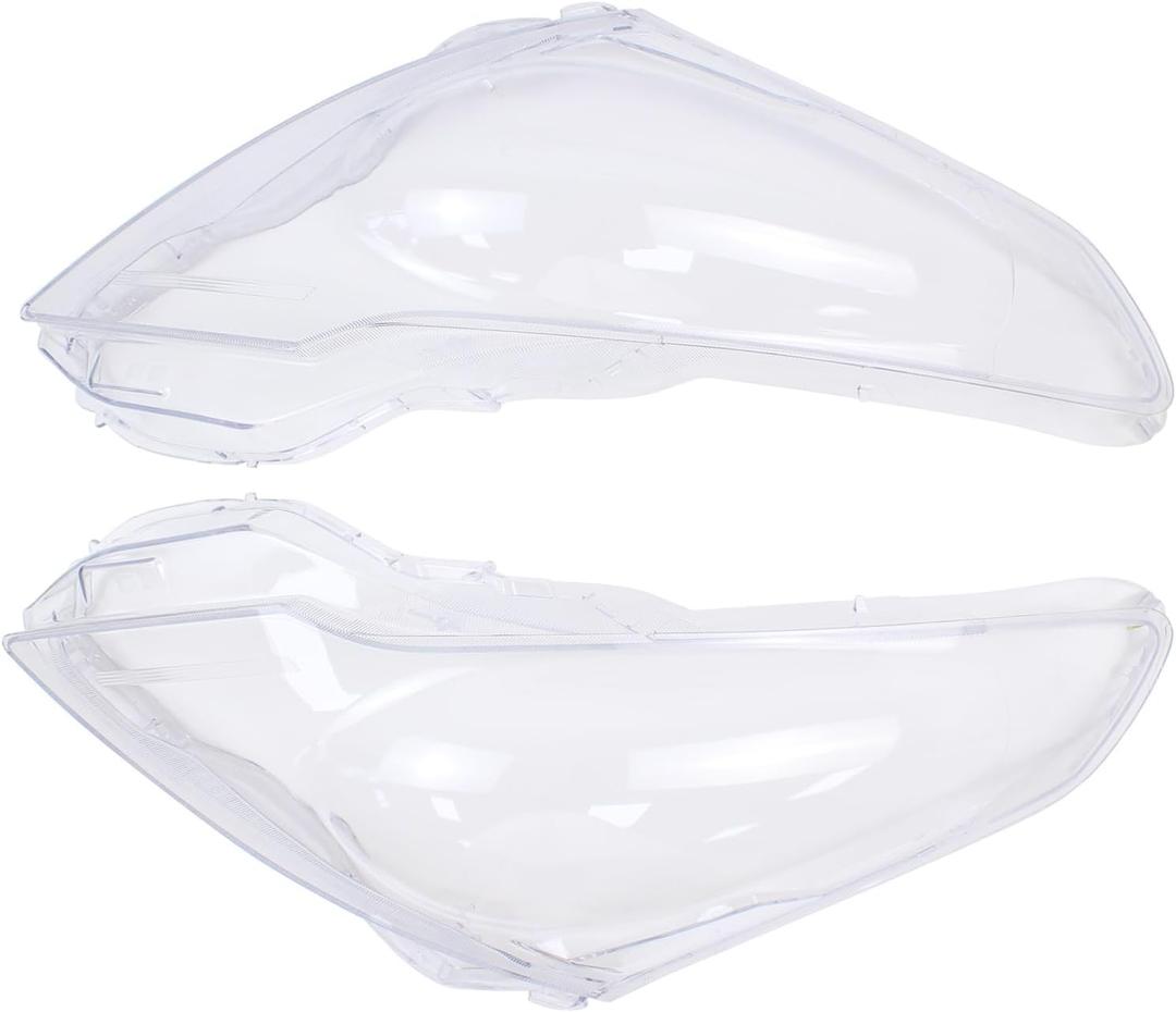 Pair Clear Headlight Lens Cover Shell Cap for Infiniti G25 2011-2012 G37 2009-2013 Q40 2015 Left Driver and Right Passenger Side