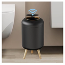 URALFA Motion Sensor Can with Lid, 3 Gallon / 11 L Automatic Bathroom  Can, Touchless Bin, Smart Plastic Garbage Can with Removable Legs for Bathroom, Bedroom, Kitchen, Office, Black