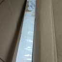 6 Packs Temporary Blinds for Indoor Windows, Light Filtering Paper Shade, Easy to Cut and Install, 36" W x 72" L, Black Out Window Cover with 12 Clips, White