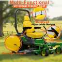 Universal Tractor Seat, Zero Turn Mower Seat (Yellow)