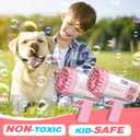 JONEG Toys for 3-8 Year Old Boys Girls: 2 Pack Bubble Machine for Kids with Bubble Solution, Gifts for 3 4 5 6 7 8 Years Old Boy Birthday Toy for Kid Toddlers Ages 4-6 Outdoor Wedding Bubbles Wands