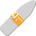 Ironing Board Cover and Pad 15" x 54", 4 Layers Extra Thick Iron Board Cover, Standard Size Ironing Board Cover Scorch Resistant Elastic Edge and Loop Fastener Strap