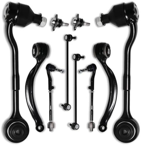 Koxot 10Pc Front Lower Control Arm Ball Joint Sway Bar End Link Tie Rod End for BMWE90 06 325xi/330xi, 07 2008 328xi/335xi, 2009 2010 2011 2012 2013 328i xDrive/335i xDrive, 2012-2014 2015 X1 K621945