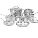 Stainless Steel  8-Piece Set Chef's-Classic-Stainless-Cookware-Collection