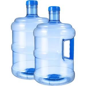 5L Water Bottle, 1.32 Gallon Water Jug Portable Water Containers with Handle Camping Water Storage Bucket Reusable Water Kettle Water Tank for Camping Outdoor 2pcs