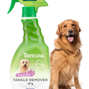 TropiClean Dog Detangler Spray Dematting, Leave in Conditioner, Perfect for Doodles & All Coat Types, Sweet Refreshing Scent, Made in the USA, 16 oz