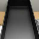 304 Stainless Steel Recessed Shelf, Over Mount Installation for Bathroom & Shower Wall, Waterproof (Black, 24 X 12 X 4 Inches)