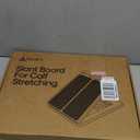 Adjustable Slant Board for Calf Stretching, Wooden Portable Stretcher, Foldable Incline Boards for Calves Ankle Achilles Tendon Knee Heel Muscle Stretch Exercise, Your 10 Minute Solution for Looser Calves