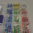 180PCS Solder Seal Wire Connectors-haisstronica Heat Shrink Solder Wire Connectors-Waterproof Butt Connectors - Insulated Electrical Connectors Butt Splice(5Colors/5Size)