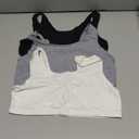 Hanes Women's Scoopneck Cotton Bralette Crop Top (3 Pack) (XL)