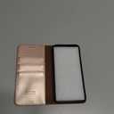 ZZXX for iPhone 17e/16e Wallet Case with [RFID Blocking] Card Slot Stand Strong Magnetic Leather Flip Fold Protective Phone Case for iPhone 17e/16e Case Wallet(Rose Gold-6.1 inch)