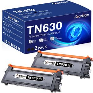 TN630 Black Toner Cartridge 2 Pack Replacement for TN-630 TN 630 Compatible with Brother HL-L2300D HL-L2380DW HL-L2320D DCP-L2540DW MFC-L2700DW MFC-L2685DW Printer
