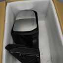 Right Passenger Side Mirror Compatible with 2013 Cadillac ATS Right Side Rear Door Mirror with Heated Manual Folding Power Glass w/o Signal Light w/o Puddle Lamp Black GM1321550 22835036, R-5 Pins