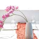 IPOPU 5 Pcs Pink Artificial Orchid Flowers 30.3” Latex Fake Orchid with Long Stem for Tall Vase Wedding and Engagement Centerpiece Arrangement Living Room Home Decor(Hot Pink)