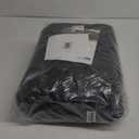 ULTCOVER 600D Tough Canvas Heavy Duty Rectangular Patio Table and Chair Cover - Waterproof Outdoor General Purpose Furniture Covers 136 x 74 inch, Black