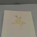 Lanpn Wedding Photo Album 4x6 1000 Pocket Photos Slip in, Linen Cover Large Capacity Newlywed Marriage Album Hold 1000 Horizontal Vertical Photos (Flower, Beige)