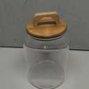 Sweejar Glass Jars for Laundry Room Organization, 90 ounce Laundry Pods Container, Glass Food Storage Jars with Airtight Lid, 1 Pack, Hand Lid