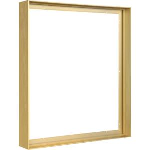Canvas Frame for 20x28 Art Prints Oil Paintings, 1.5" Deep DIY Metal Square Floating Frames for Landscape Portrait Living Room Fireplace Decor, Horizontal or Vertical Display (Gold)