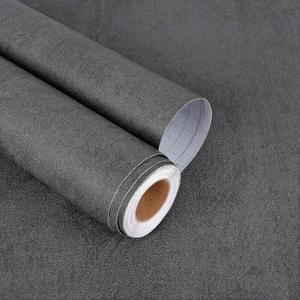 YENHOME 118"X30" Concrete Wallpaper Peel and Stick Vintage Renter Friendly Wallpaper Concrete Wall Paper for Bedroom Bathroom Office Grey Textured Contact Paper for Countertops Cabinets Drawers Walls (Dark Gray)