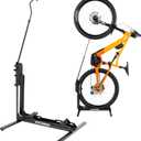 Brutus Up Vertical Bike Stand for Garage & Indoor  2-in-1 Floor Rack for E-Bikes up to 66 lbs  Fits 24-29" Wheels & 3.5" Wide Tires  No Drilling Upright Storage