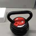 Yes4All Adjustable Kettlebell, Kettle Grip, Kettlebell Handle, Convert to Kettlebells Weight Set (Black 40lb)