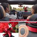 Solar-Powered Rotating Windmill Car Air Freshener - Aromatic Diffuser for Car Interior Dashboard Decor, Alloy & ABS Material, Gift for Men and Women (Black, Medium)