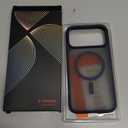 TORRAS Stronger Magnetic & Shockproof for iPhone 17 Pro Max Case, Fit for MagSafe, Military Grade Drop Protection, Camera Control, DIY Button, Slim for iPhone 17 Pro Max Case Translucent Deep Blue