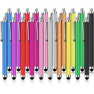 20 Pack Stylus Pen,Stylus Pen for Touchscreen High Precision and Sensitivity for Everyday Writing/Drawing,Universal Stylus Compatible with Touch Screens,10 Colors