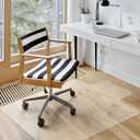 Azadx Clear Office Chair Mat 36'' X 48'', Durable Desk Chair Mat for Hardwood Floor, Heavy Duty Plastic Office Floor Mat Under Rolling Chairs for Easy Glide and Protection (36" X 48" with Lip)