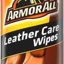 Armor All Interior Cleaner Car Leather Wipes, for Cleaning Cars, Trucks and Motorcycles, 30 Count