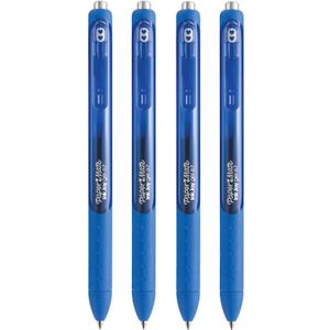 Paper Mate InkJoy Gel Retractable Pens - 0.7mm Medium Point - Blue Ink - Pack of 4