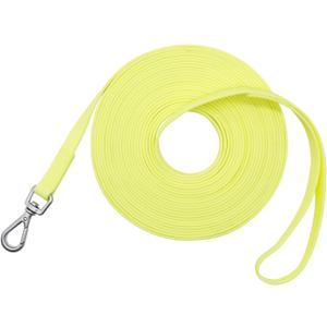 Waterproof Dog Training Leash 50FT Heavy Duty Recall Long Lead for Large Medium Small Dogs (50FT, Light Yellow)