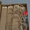 Adjustable Cat Ladder & Bridge - Multi-Functional Wall Furniture Climbing Frame | Sisal-Rope Wrapped Rungs for Secure Climbing | Indoor Cats, Small Pets | Cage Accessories (Wood) (20in)