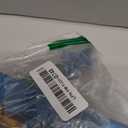 Biplane Decor Set: 3 Metal Airplane Models for Home & Office, White/Yellow/Blue, Rotating Propellers