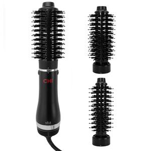 CHI 3-in-1 Round Blowout Brush, Hair Dryer Brush For Smooth, Frizz-Free Hair, 3 Interchangeable Brush Heads & Adjustable Heat Settings