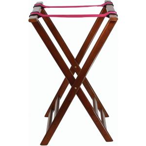 Winco 32" Folding Wood Tray Stand, Medium