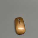 AIKOKOK Wireless Bluetooth Mouse, Rechargeable, Dual Mode Bluetooth 5.2 & 2.4G USB, LED Lights, Slim, Silent, Portable Computer Mouse for Laptop, PC, MacBook, iPad, Tablet (Gold)