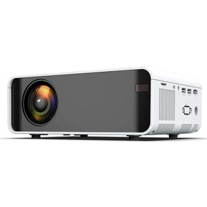 Home & Outdoor Projector,Portable Projector, Built-in Speaker15 Keystone Correction,Full HD 1080P Projector Compatible HDMI,VGA,AV and USB (Color : White, Size : Basis)