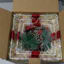 Set of 4 Lighted Gift Boxes, 3.3FT 70 LED Stackable Light Up Present Boxes for Christmas Decorations Indoor Porch Home Decor(4 Pack)