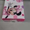Disney Girls Minnie Mouse Light Up Laceless Running Shoes (Size 8 Toddler ) (Pink Multi)
