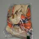 Kuoser Waterproof Dog Coat, Reversible Dog Jacket for Medium Dogs, Adjustable Durable Doggie Winter Coat Warm Puppy Cold Weather Apparel from Small to Large Breed, Orange M (Medium (Pack of 1))