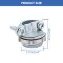 2 x 12 Pack 1/2 Inch Clamp Type Cable Connectors for Metallic Conduit, NM Cable Clamp for Electrical Boxes, Silver Zinc Plated, Secure Wire Protection for Residential & Commercial Wiring