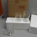 3 MULTI SIZE GLASS , HURRICAINE STYLE GLASSWARE