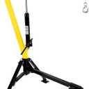 Hydraulic Pickup Truck Crane, 360Swivel, Hitch Mounted Crane with 3 Adjustable Capacities of 300 Lbs, 750 Lbs and 1000 Lbs for Workshops, Construction, Agriculture, and Logging