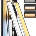 Under Cabinet Lighting with LED Numeric Display,3 Color Temps&Dimmable lights, Under counter lights for kitchen with 68 LED, Wireless Motion Sensor Light indoor, Stick-On Magnetic Closet Light(2 Pack) (10 inches, silvery)