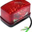 ApplianPar Rear Brake Tail Light for Yamaha Rhino 450 660 700 Big Bear 400 250 Kodiak 400 450 700 Bruin 350 YFZ 450 Viking