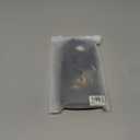 Crossbody Case for iPhone 16 with Gold and Vegan Leather Woven Detachable Chain - Black