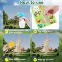 3 x Easter Window Clings Happy Easter Bunny Rabbit Egg Stickers for Glass Windows Kids Decals Spring Decor for Home Office School, 9 Sheets