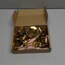 12 PCS Gold Metal Taper Candle Holders, Candlestick Holders, 7cm Diameter Taper Candle Holder Bulk for Table Centerpieces Candlesticks for Wedding Christmas Home Party Table Decor-23/19/16cm